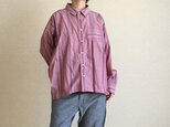 ゆるシャツ/ピンクストライプ(ssh00001)の画像