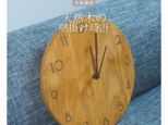 受注生産 職人手作り 壁掛け時計 木製時計 寝室 静音 インテリア 木製 天然木 無垢材 木工 家具 おうち時間 LR2018の画像