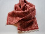 cashmere compact muffler red_aの画像