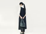 リュクスなエコバッグ グレー 緑 タータンチェック ●DORRA-ECOBAG-Sサイズ●の画像
