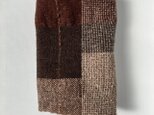 【送料無料】手織りのウールのマフラーの画像