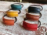 イタリアンレザー　Hair tie ヘアゴム　ヘアアクセサリー
