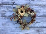 atelierBLUGRA八ヶ岳〜秋を集めた木の実のWreath2105の画像