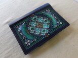 B6サイズいろいろカバー　拭き染め＆刻印 牛革