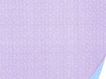 風呂敷　両面染ふろしき　鮫小紋 / 麻型　綿100％ 　紫/水色　50cmx50cmの画像