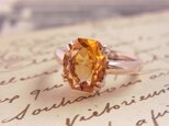 シトリンのリング