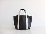 【受注制作】tote bag S size チャコール（ハリのある帆布）の画像