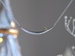 tungl og stjörnur necklace：K10YG×silver925　月と星リング　シルバー×ゴールドの画像