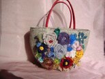 FULL BLOOM BAG＊花ざかりバッグ・ベージュの画像