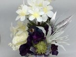 お正月飾り  （造花、お正月飾り、仏花、ミニサイズ、お供え、インテリアフラワー）の画像