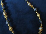 K18 黒芥子パール・Gold beads Ｎｅｃｋｌａｃｅの画像