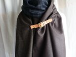 ●受注アイテム●three cloth leathrbelt stole(2021aw-h)