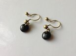 【再7】ノンホールピアス No.421ジェットブラック
