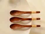 ウォールナットの木のデザートスプーン(type-WOR)