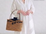 シックで上品なフォルム♪大人のナチュラルスタイル☆ かごバッグ アタバッグ ハンドバッグ ハンドメイド