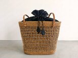 肩掛けスタイル☆涼しげカジュアルに♪かごバッグ バリ島 アタバッグ ハンドバッグ ハンドメイド カゴバッグ