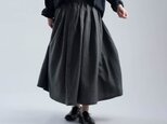 【wafu】Linen Skirt  超高密度リネン スカート / フォレッジグリーン s020c-fgg1の画像