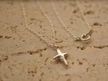 【charm】silver cross necklace (S)の画像
