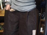 綿古布ワイドパンツ