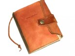 book wallet　赤茶の画像
