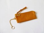 ♦️SALE♦️イタリア革のキーケース or 小銭入れ(細長)(ナポリ・黄色)