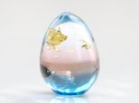 ガラスの雫の小さなオブジェ 「春は曙」の画像