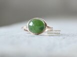 K10[マリからのgift green garnet]ringの画像
