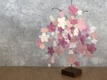 【重ね和紙】桜のスタンド型モビール…受注制作の画像
