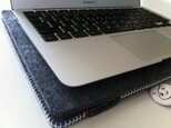 受注製作品 MacBook Air13フェルトケース・縦型の画像