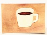 ①「コーヒータイム」ポストカード　※同柄3枚の画像