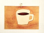 ポストカード「①コーヒータイム」3枚～　絵葉書｜紙雑貨｜イラスト