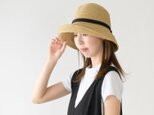 Alena アレナ 麻調ブレード・ペーパー2WAYキャペリン 57.5cm  [UK-H124-NA-M]