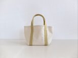 【受注制作】tote bag XS size キナリ×ムギ（ハリのある帆布）の画像