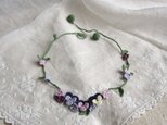 【 ヴィヨレット　－　コリエ　】すみれのネックレス　Ｂ