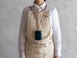 あかちゃん財布の外装　プエブロレザー（ブルー）の画像