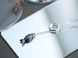 魚 ラリエット ネックレス シルバー925