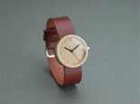 [ RED ] Maple (size M) × Organic Sweden Leatherの画像
