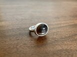 black sun ＆ moonstone ringの画像