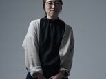 【プレミアム】Linen Jacket トッパーカーディガン / フラックス h006f-flx3の画像