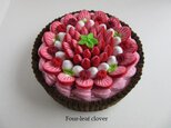 【SALE】《直径16㎝》ブランチケーキ(ビター×いちごクリーム)の画像