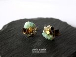 ［B様オーダー品］bijou pierce-green-npの画像