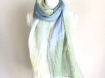 L-20　リネンスカーフ　「パステルグラデーション」