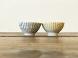再販SAKE CUP＊とくさ(blue*yellow)