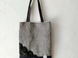 大人のトートバッグ*レース*リネン*Bの画像