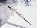 ハーキマーダイヤモンドの連なるジュエルヘアピン　～Catharinaの画像