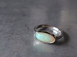 オーストラリアオパールシルバーリング#11.5