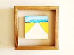 原画「春風」 水彩 絵画  ※ボックス額縁入りの画像