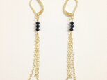 再販＊スワロ＊チェーンピアス＊イヤリング#31の画像