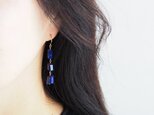 ラピスラズリピアス / 12月の誕生石 / 送料無料 / 14KGF