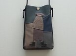 annco mosaic leather mobile case [L]の画像